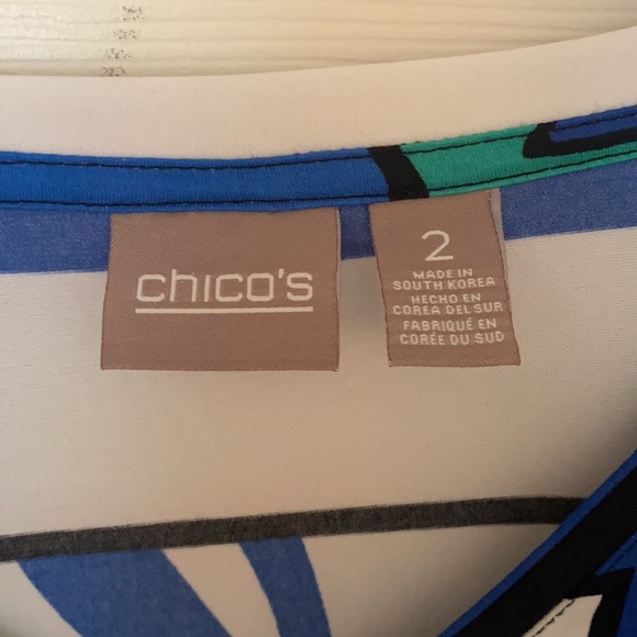 Chico’s Patterned Top - Picture 3 of 3